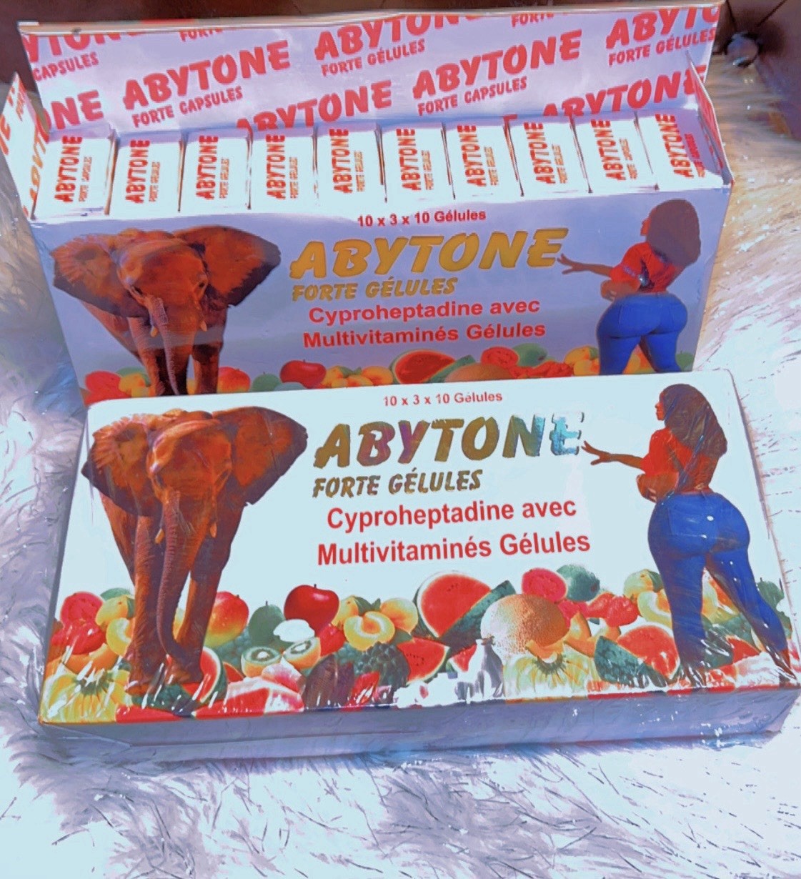 ABYTONE FORTUE MULTIVITAMINS CAPSULES BIGGER BUTT AND HIPS 10x3x10. USA SELLER
