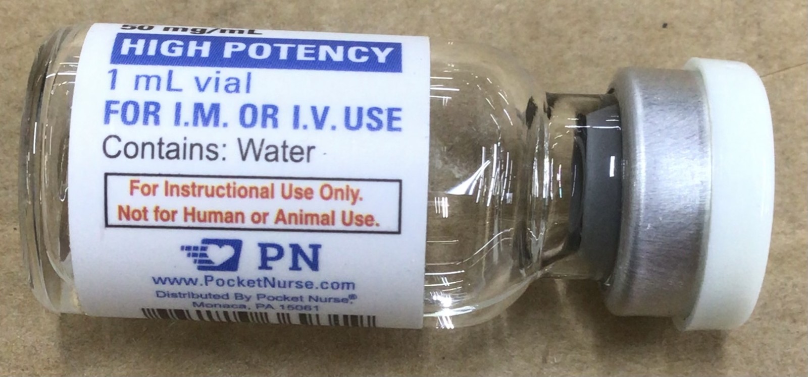 Demo Dose Diphenhydramin High Potency Benadrl 50mg mL 1mL Vial