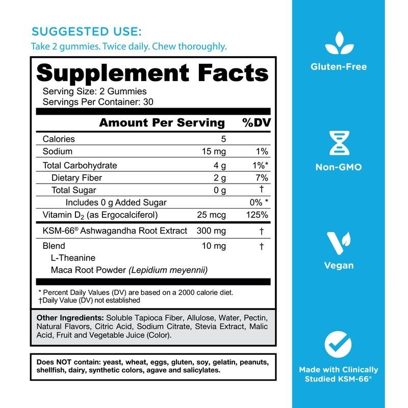 3 BottlesGoli Zero Sugar Trio -ACV Ashwagandha & Probiotic Gummies60 Caps/Bottl