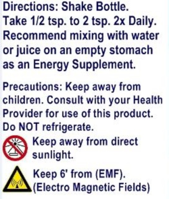 Ormus Earth Milk- 32oz, Monatomic m-state gold liquid Ormus, Fulvic Acid