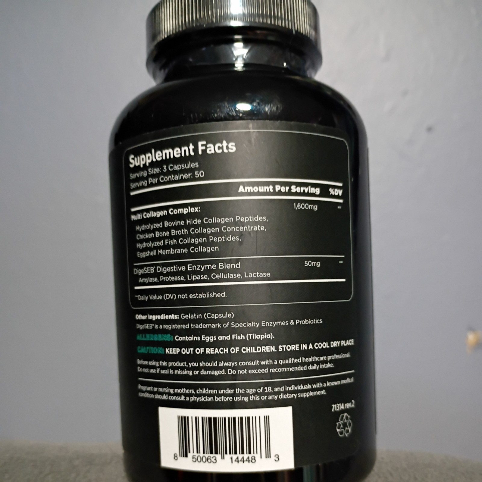 Vital Vitamins Multi Collagen Complex – 150 Capsules (Types I-X)