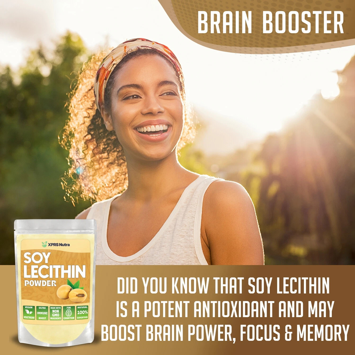 SOY LECITHIN POWDER Emulsifier Cooking Aid High in Choline Antioxidant 4 Brain
