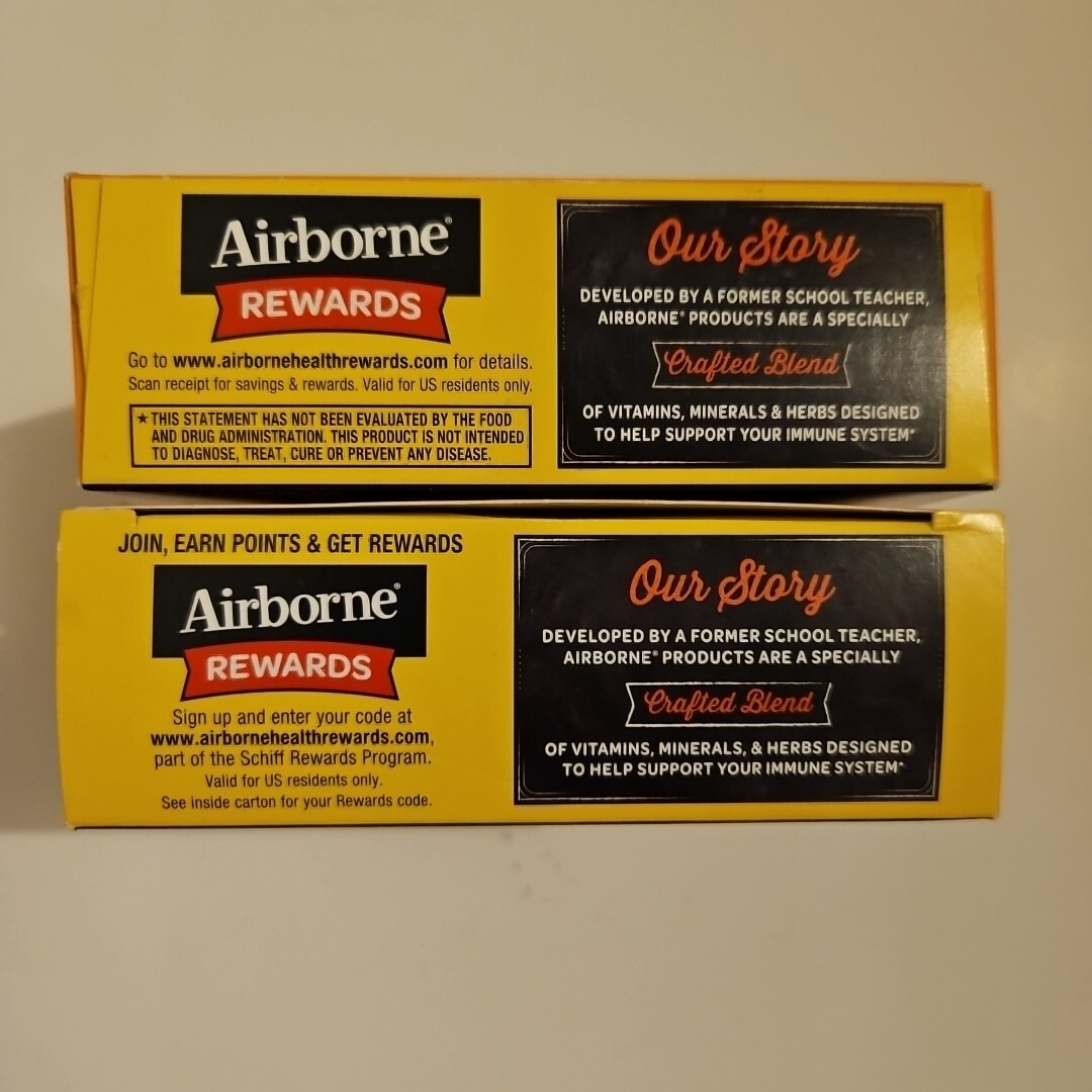 Airborne Triple Pack Effervescent Zesty Orange 30 Tabs X2 Exp 2025+