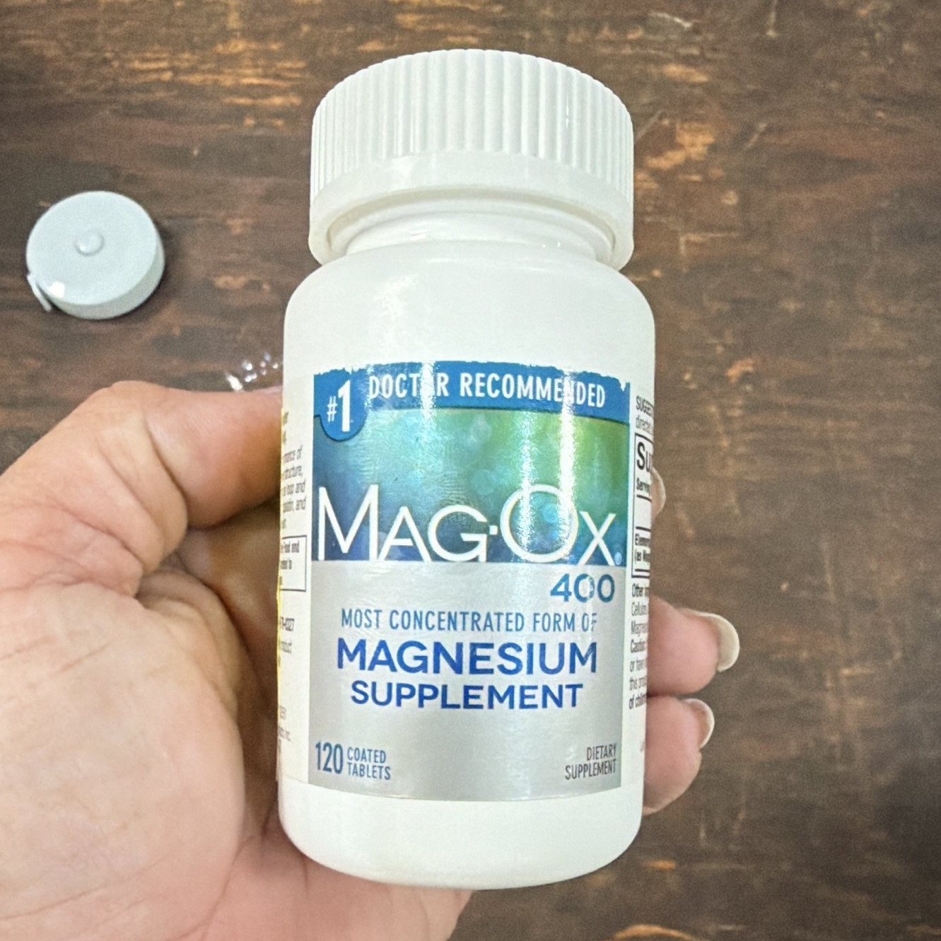 Mag-Ox 400 Magnesium 400mg Tablets 120ct General Wellness Supplement