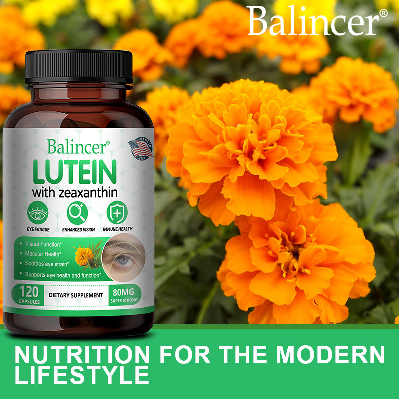 Lutein With Zeaxanthin – Reliev Eye Fatigue, Healthy Macula 30/60/120 Capsules