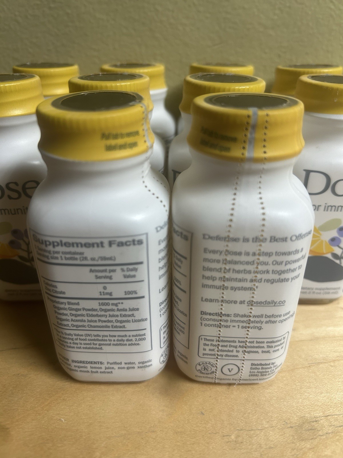 10x DOSE For Immunity Supplement Regulate Immune Function 2 fl oz Each 01/2028