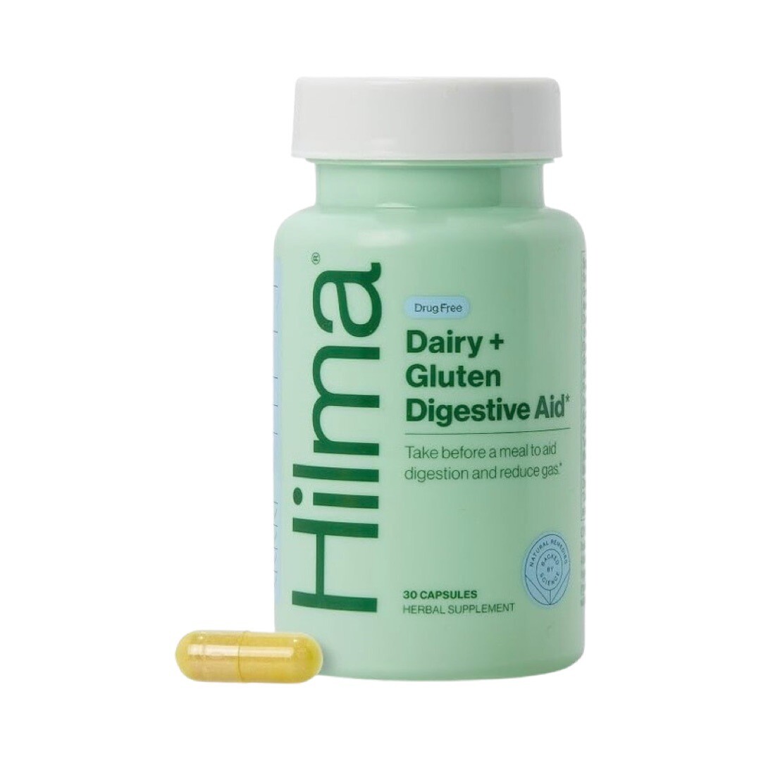 Hilma Dairy + Gluten Digestive Aid, 30 Capsules – EXP: 01/2025