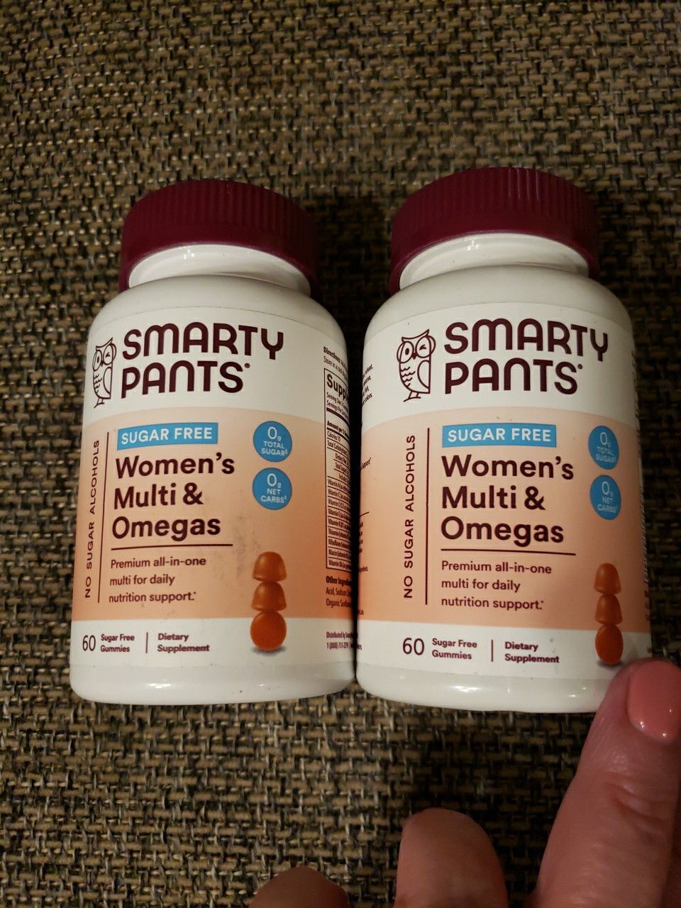 2X Smarty Pants Women’s Multivitamin & Omegas – Orange – 60 gummies – Exp 12/26