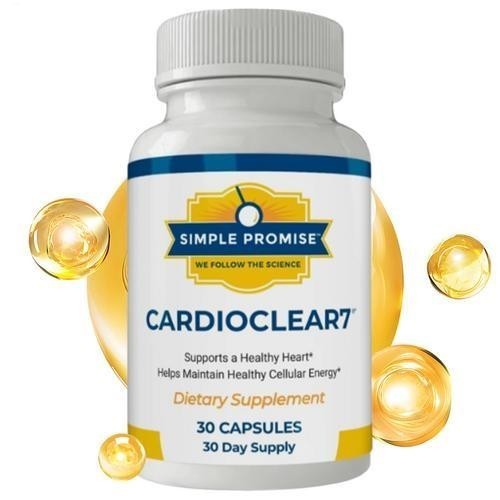 Cardio Clear 7 – 30 Capsules New/Sealed Exp 9/2026 Free Shipping!
