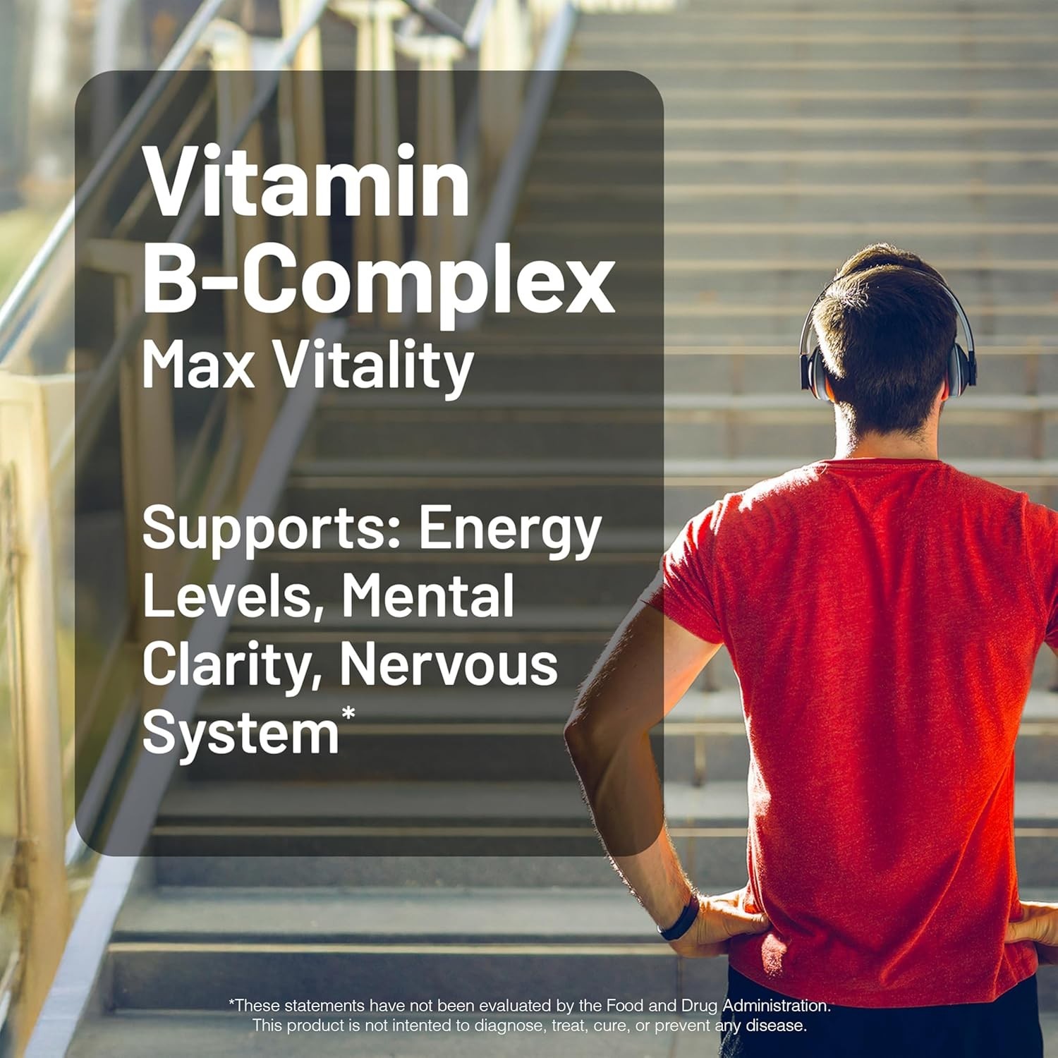 NatureWise Vitamin B Complex for Women and Men – with 60 Count (Pack of 1)