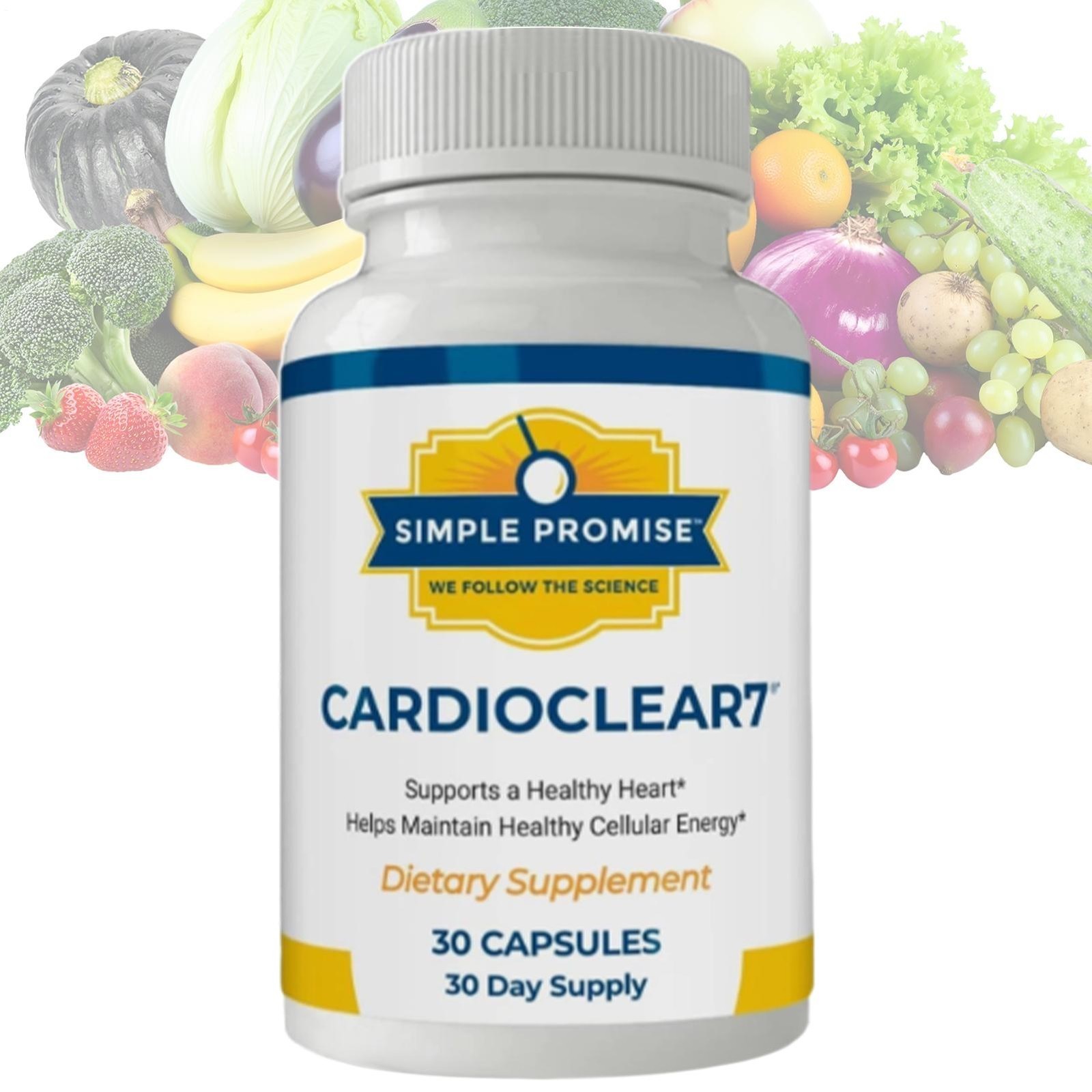 1-5 pack Clear Cardio 7 – 30 Capsules New/Sealed Exp 9/2026 Free Shipping!
