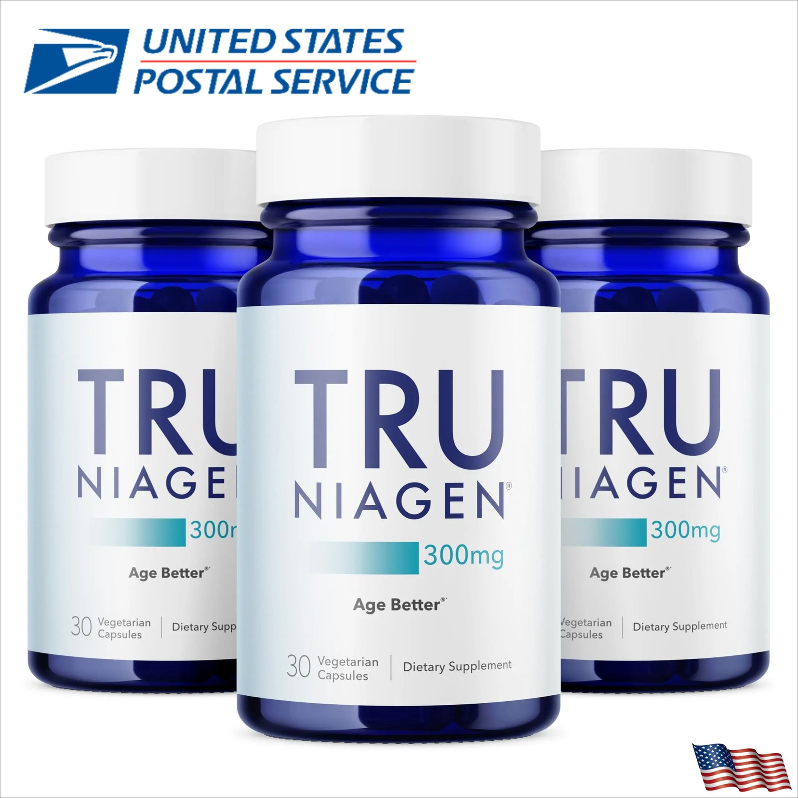 NEW 300mg TRU NIAGEN NAD Supplement Niagen for Brain Function & Anti-Aging