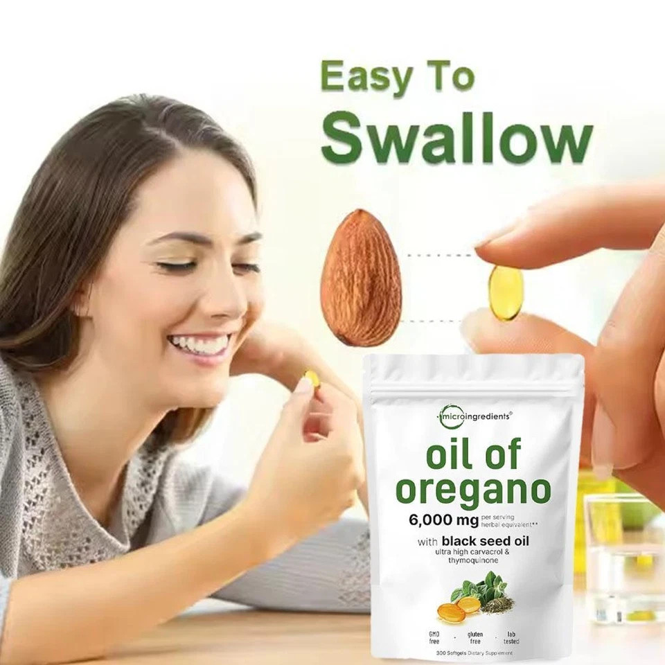3X Micro Ingredients Oil of Oregano Softgels 6000mg Per Serving,900 Count total