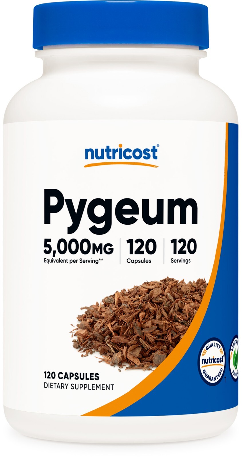 Nutricost Pygeum 5000mg, 120 Capsules- Vegetarian Capsules, Non-GMO, Gluten Free