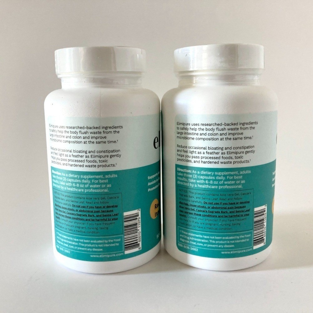 1-3pack Elimipure Daily Gut Health Detox Formula, Comfortable Morning Bowel Care