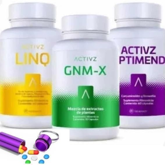 4 Sets of Authentic ACTIVZ TRIFECTA Combo: GNMX, Linq, Optimend. New