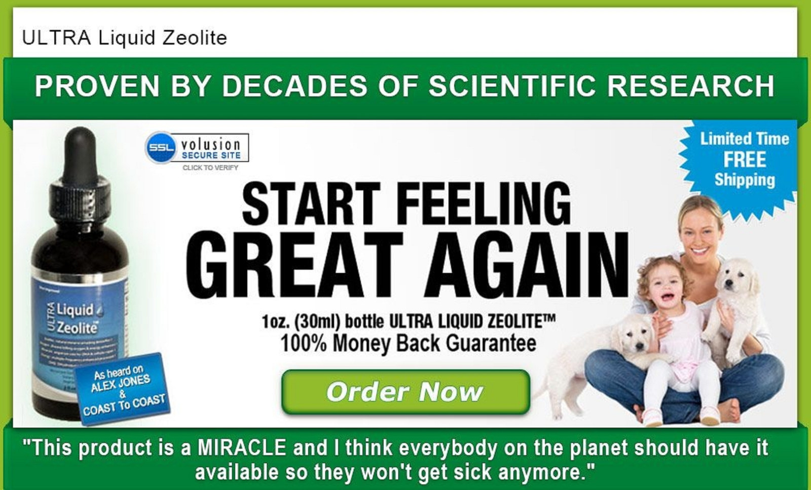 2-Extra Strength Liquified Zeolite Liquid Natural Detox for PURE Mind and Body !