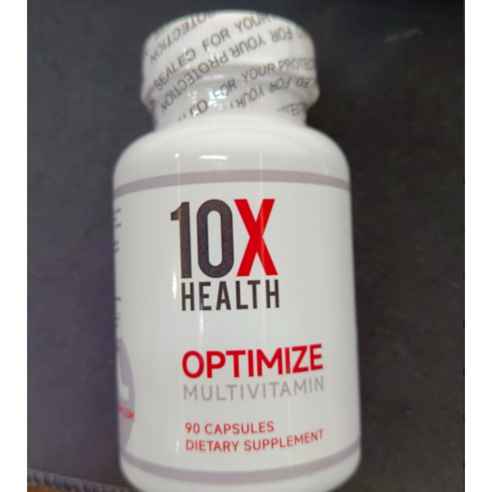 10X Health Optimize Methylated Multivitamin – Complete Vitamins for Men & Women