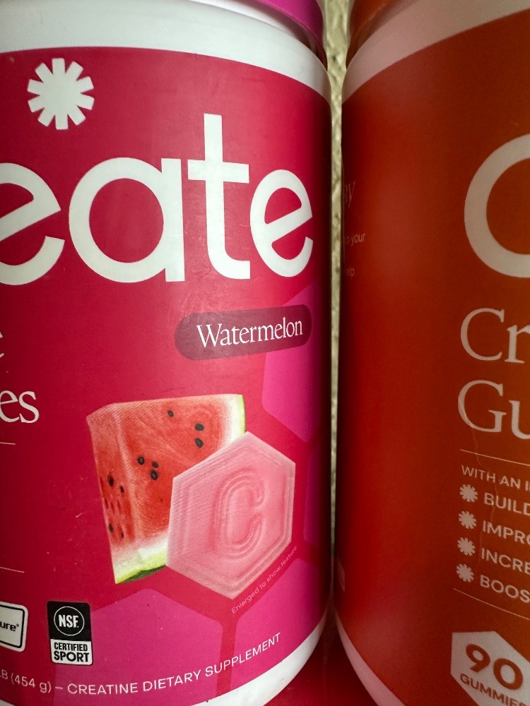 Create Creatine Gummies 5-Pack Bundle 90ct Each Watermelon Orange Raspberry Cher