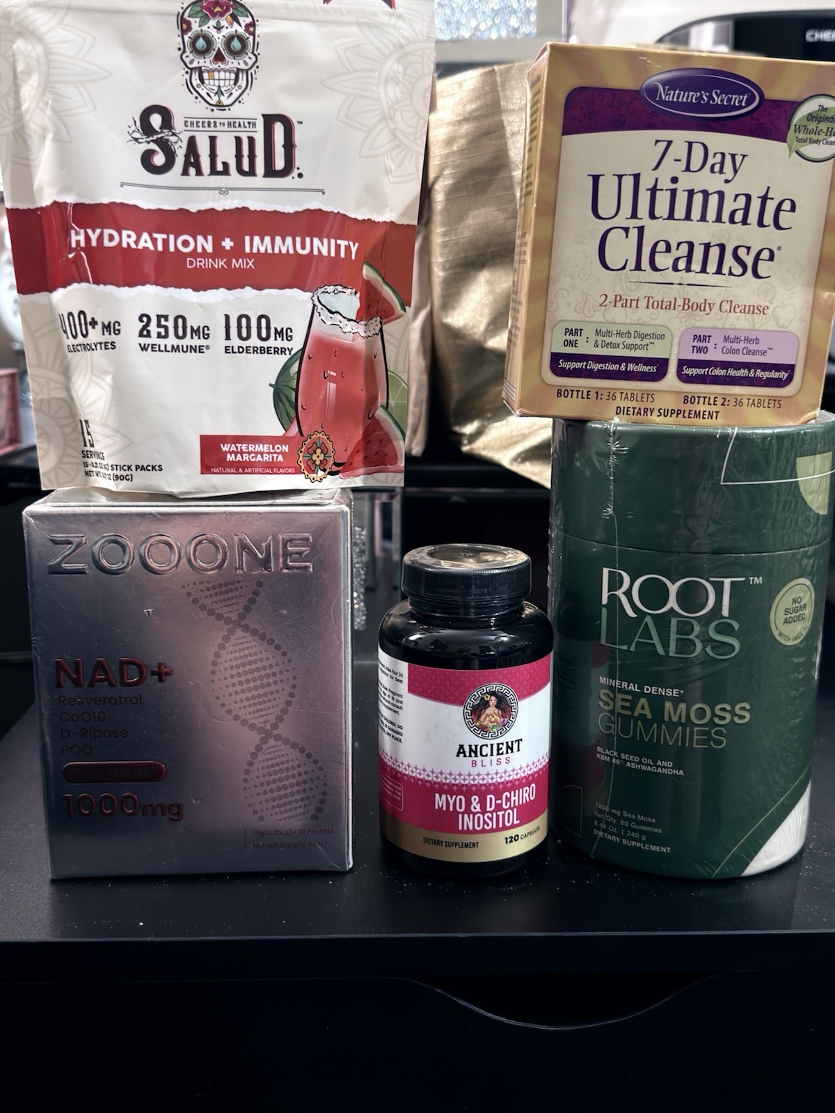 Hydration Anti-Aging Wellness Supplement Bundle Lot
