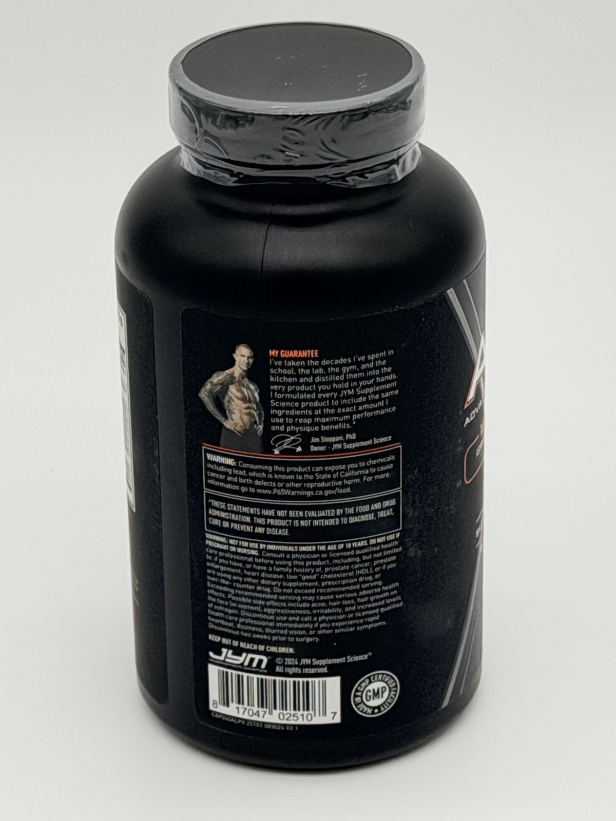 Alpha JYM X Advanced Hormone Optimization, Vitality 240 Caps exp 01/2028