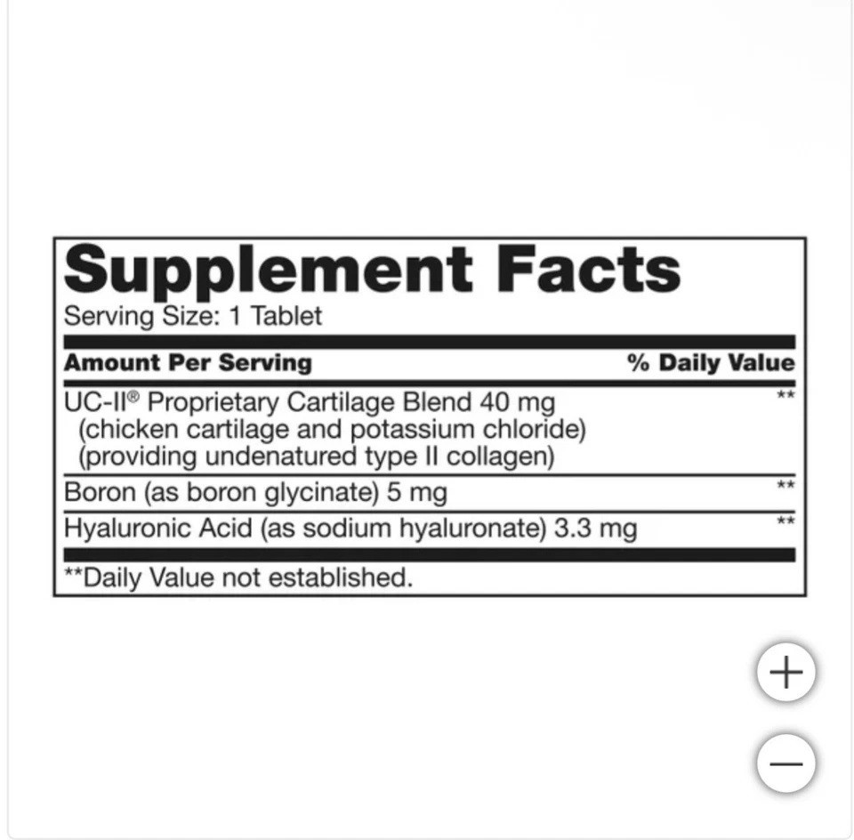 Kirkland Triple Action Joint Health 110 Tablet Compare to Move Free Ultra 4 Pack