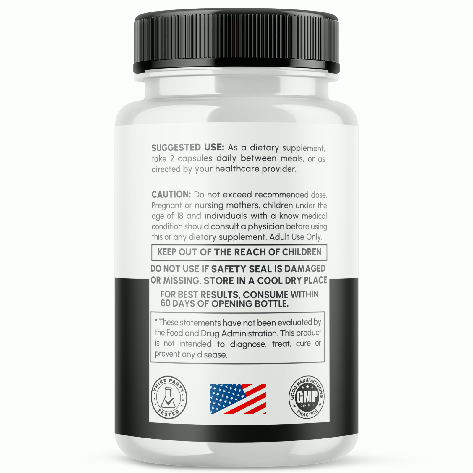 (1 Pack) Horse Gelatin Advanced Male Health Support HorseGelatin 60 Capsules