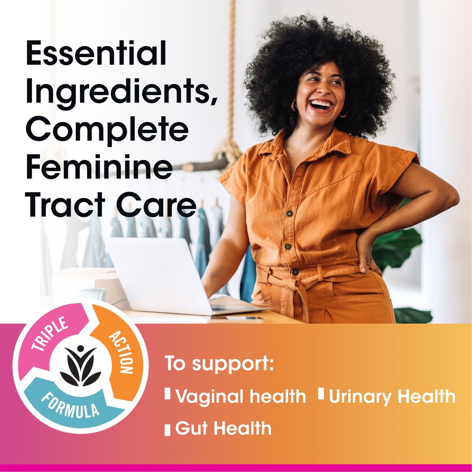 vH essentials Probiotics for Women with 120 Count (Pack of 1), Cranberry