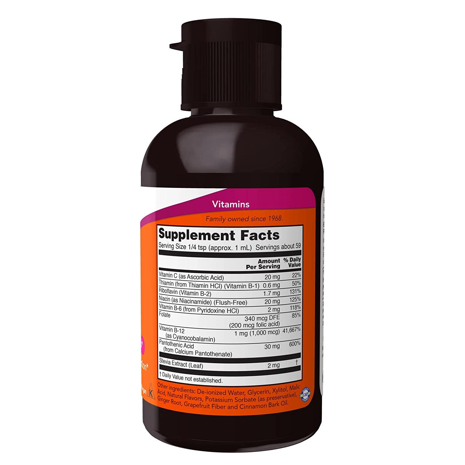 NOW FOODS Vitamin B-12 Complex Liquid 2 fl oz