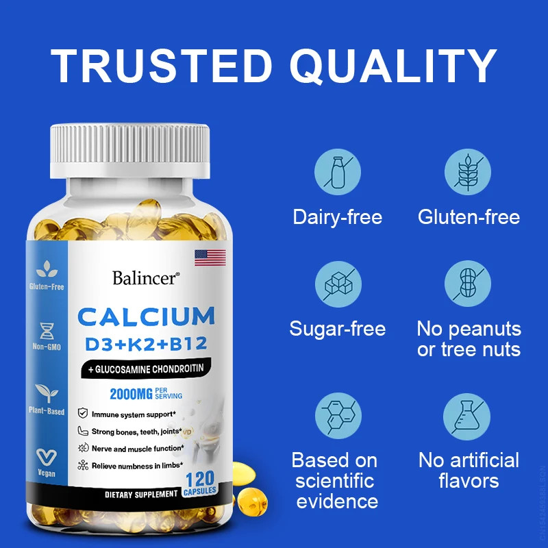 Calcium Supplement Supports Nerve and Muscle Function, Heart Health and Immunity