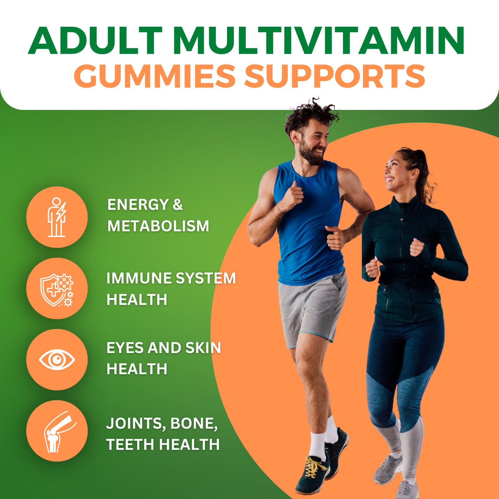 Zaytun Halal Adult Multivitamin Gummies for Men & Women, 270 Gummies Made in USA