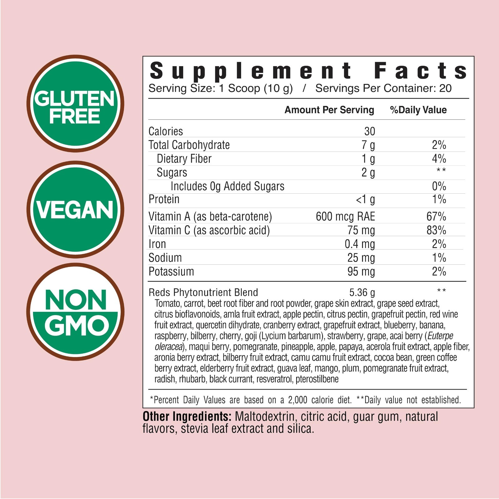 Energizing Polyphenol Superfood – 48 Super Fruits & Berries, Antioxidants, 20 Se