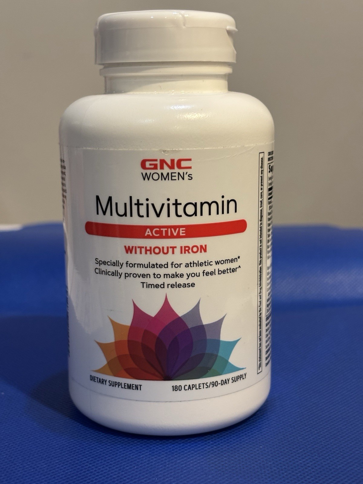GNC Women’s Multivitamin Active Without Iron – 180 Caplets exp 8/26