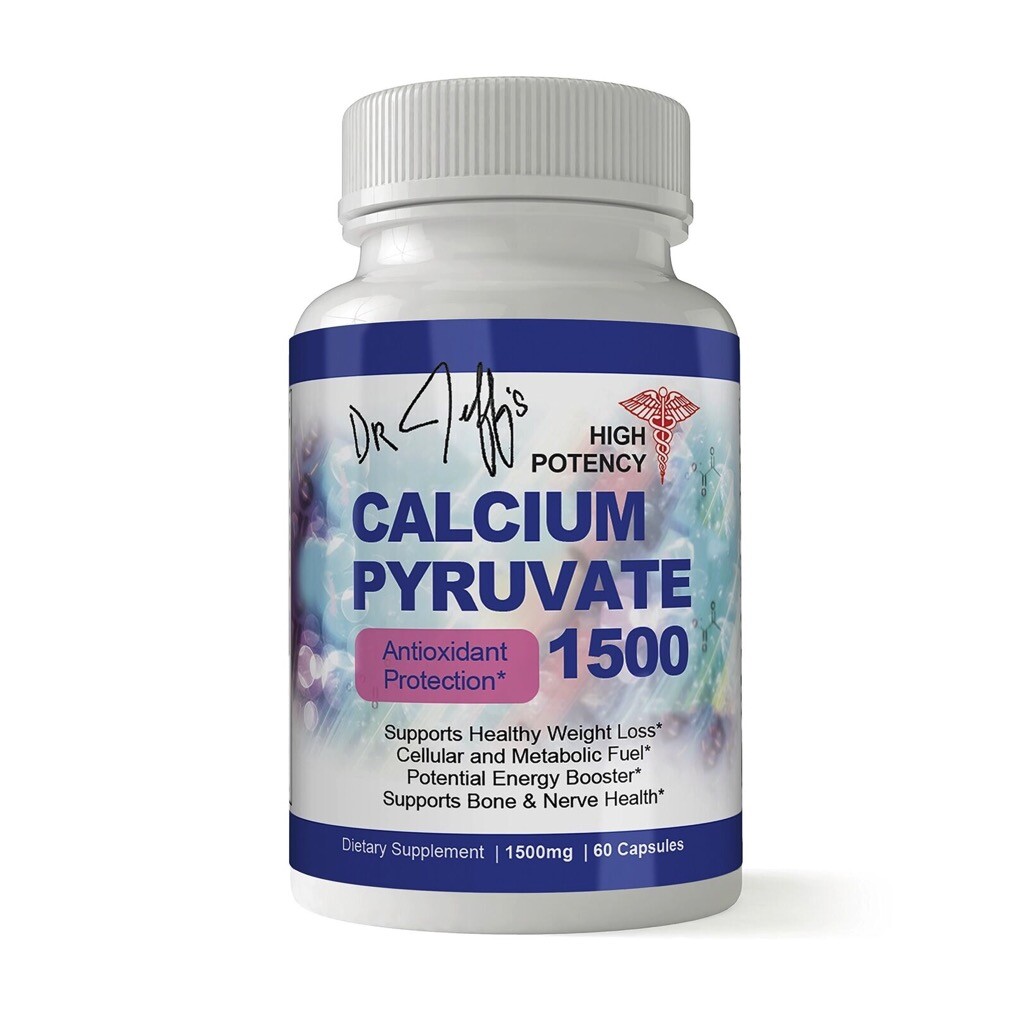 Calcium Pyruvate 1500mg Weight Loss 60 Caps Fat Burn High Potency Fast Shipping