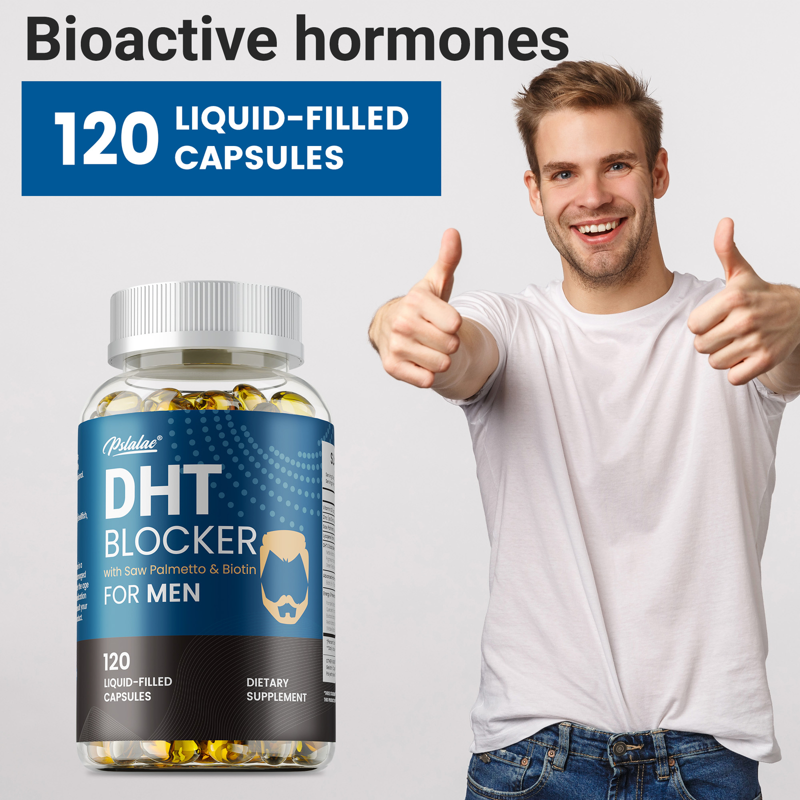DHT Blocker – Saw Palmetto, Biotin – Promote Hair Growth and Protect The Scalp