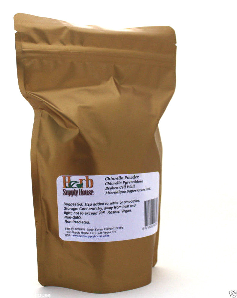 Chlorella Powder 8oz, 1/2lb, Amino Acids, Super Green Food