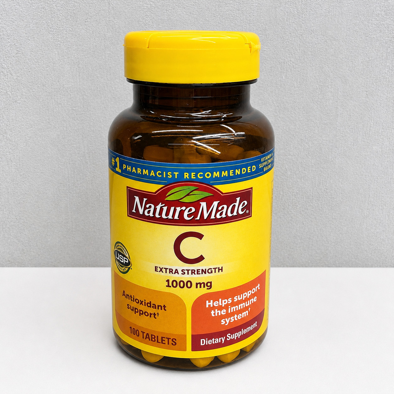 Nature Made Vitamin C 1000 mg Extra Strength, Dietary 100 Count (Pack of 1) 5/28