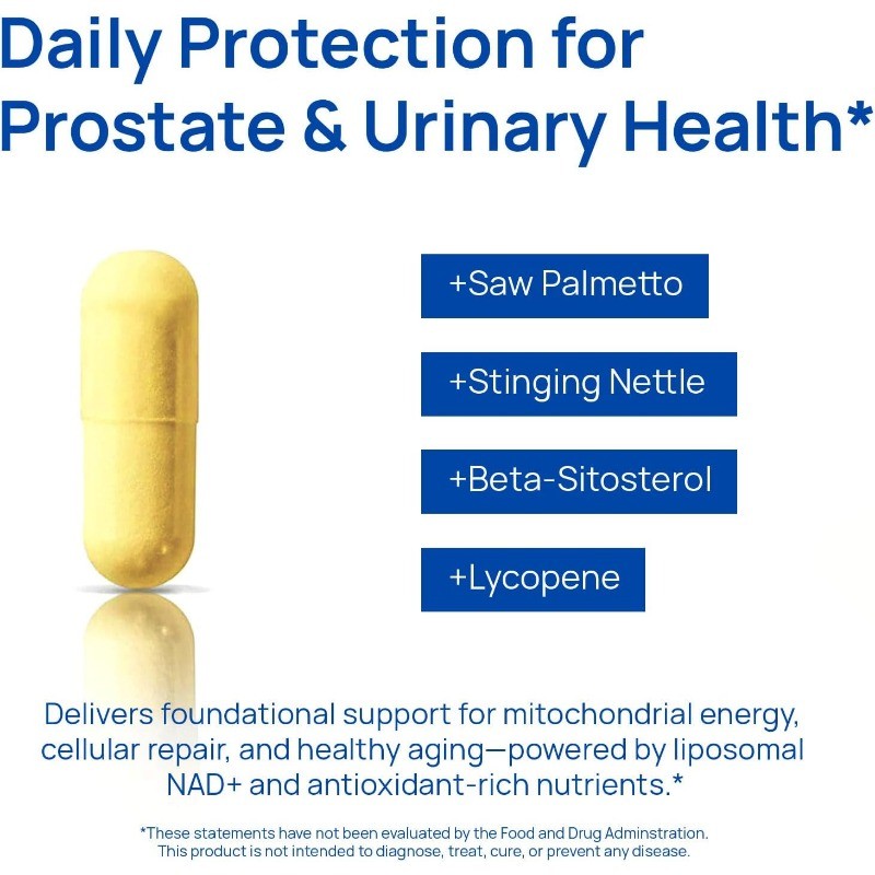 1/3/5x Selerb Men’s Health CoQ10 Prostate Support Resveratrol Supplement 60ct