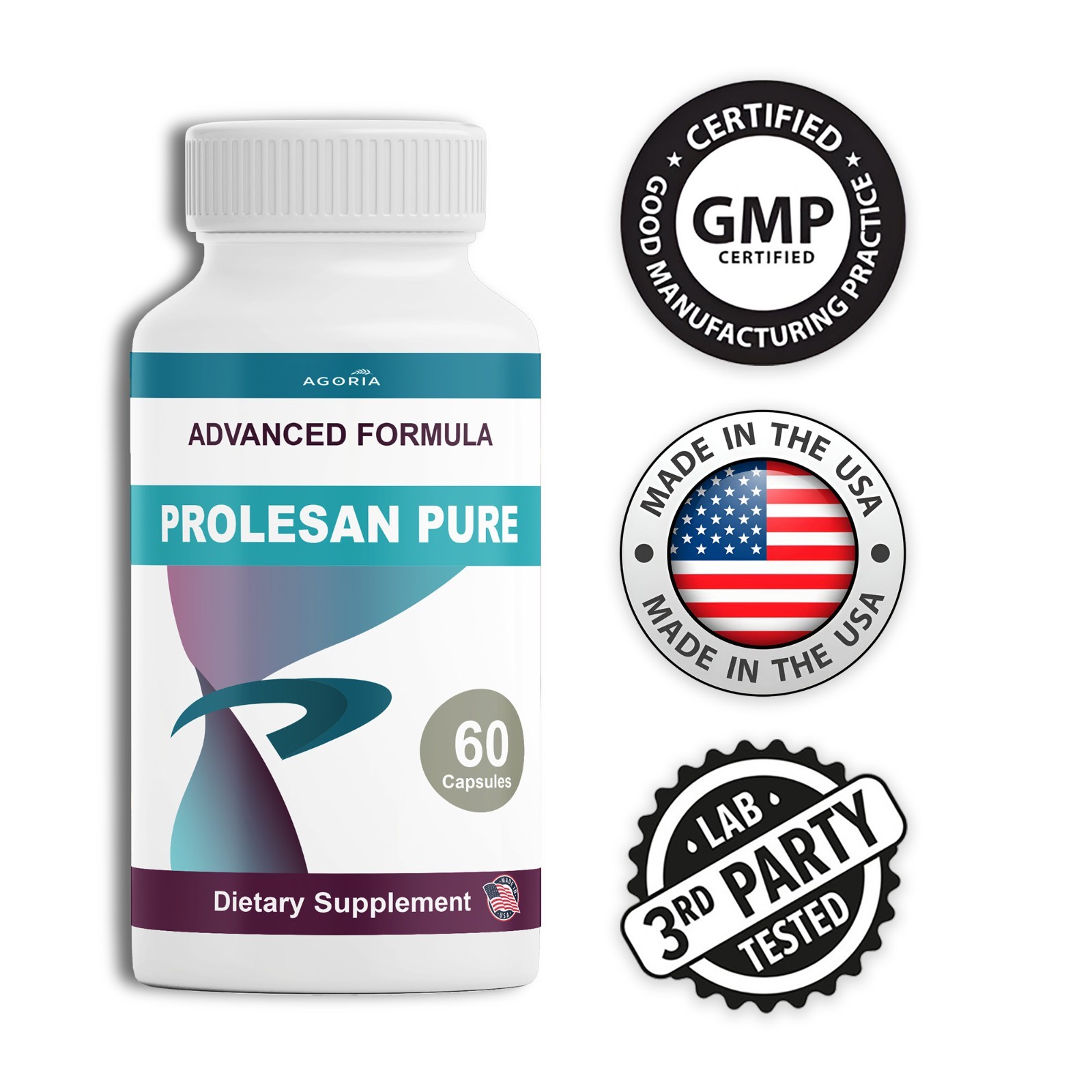 (2 Pack) Prolesan Pure Capsules – Weight Management, Metabolism & Energy Support