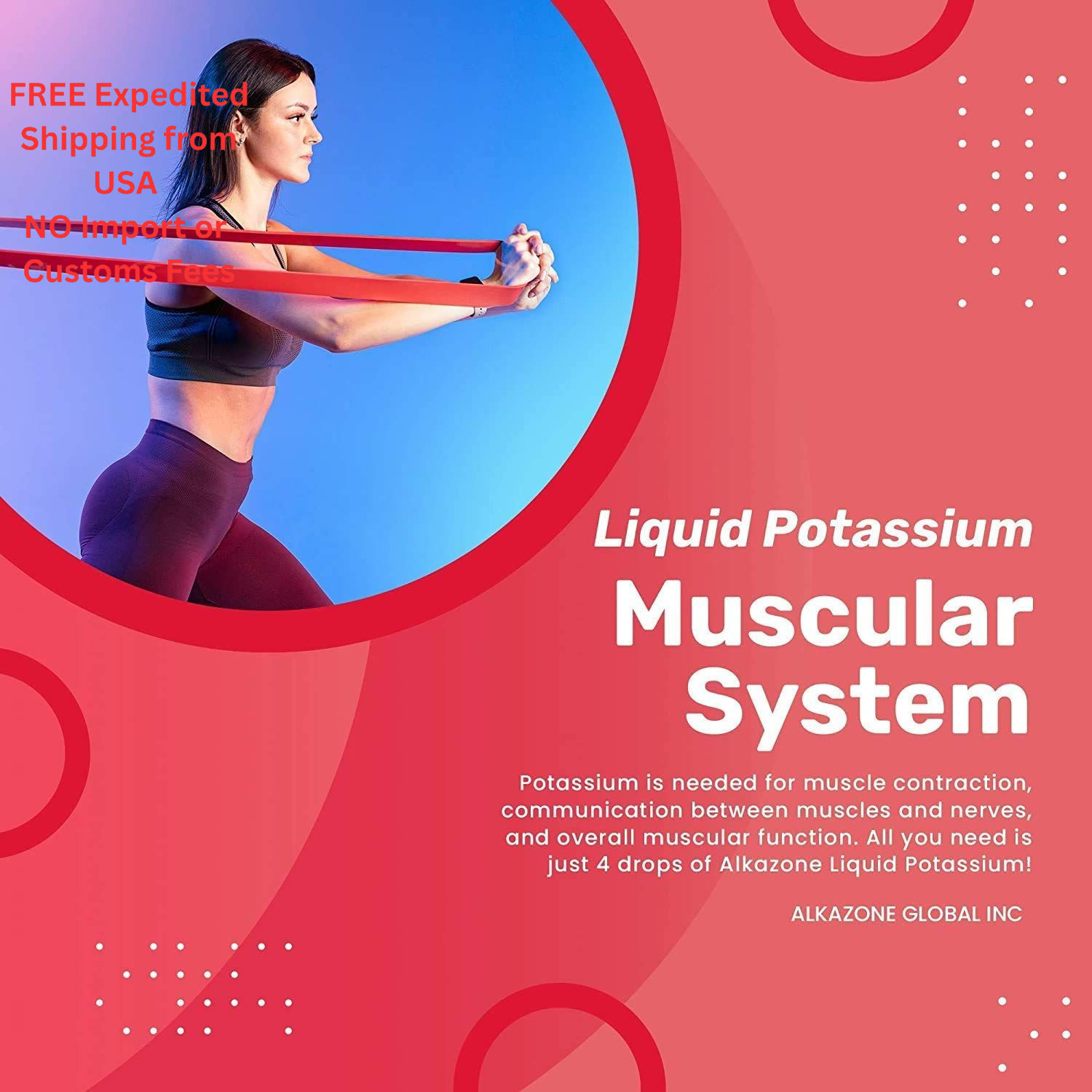 ALKAZONE Liquid Potassium+ | 1.25 Fl Oz (Pack of 1), No Color