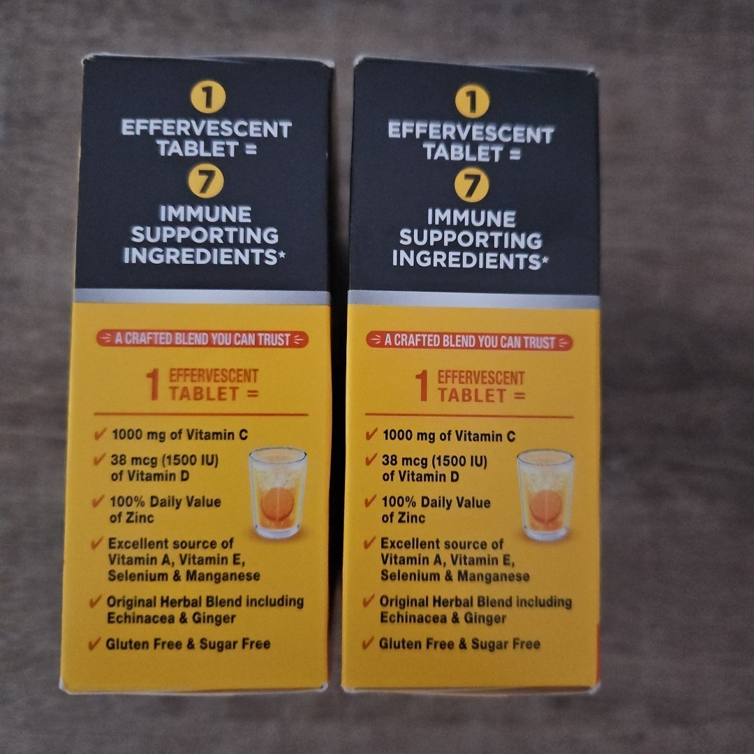 Airborne Triple Pack Effervescent Zesty Orange 30 Tabs X2 Exp 2025+