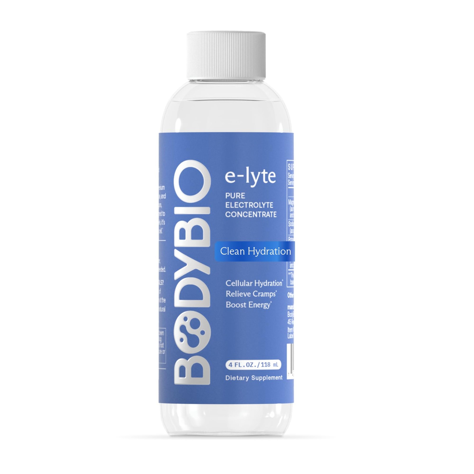 BodyBio e-Lyte – Liquid Electrolyte Concentrate for Clean 4 Fl Oz (Pack of 1)