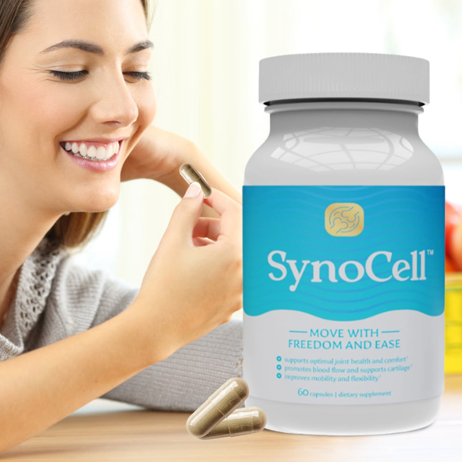 Synocell Glucosamine Chondroitin Complex Back Neck & Joint Support Supplement