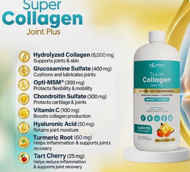 Nutra Botanics Super Collagen Joint Plus Liquid 32 Oz