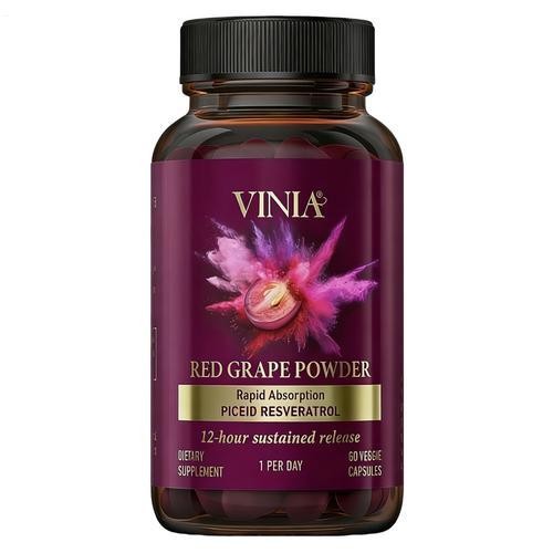 Professional VINIA Piceid Blood Supplement Non-GMO, 60ct Increases Resveratrol F