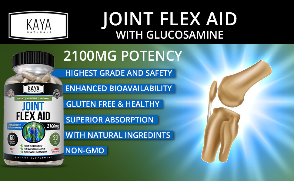 (2 Pack) Triple Strength Pain Relief, Joint Support Glucosamine, Turmeric, MSM