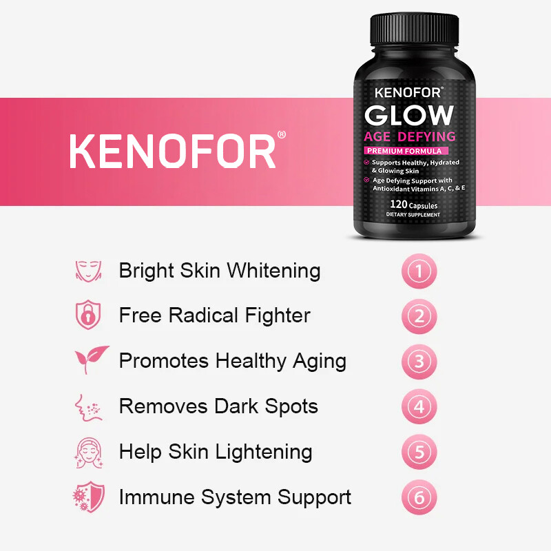 Glutathione Collagen Glow Anti-aging skin Whitening Capsules 30/60/120pcs