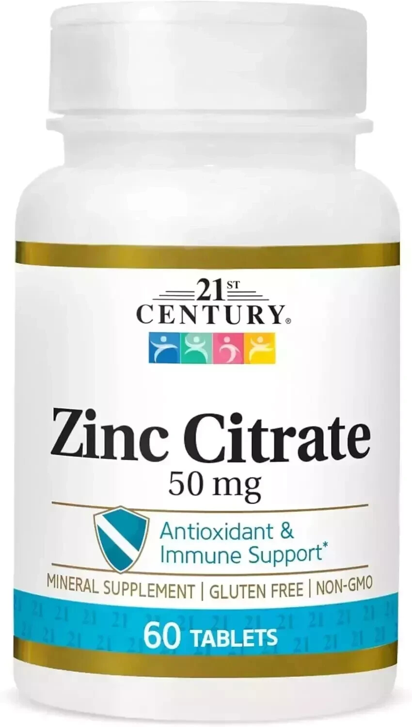 Healthcare Zinc Citrate Tablets 50Mg, 60 Count