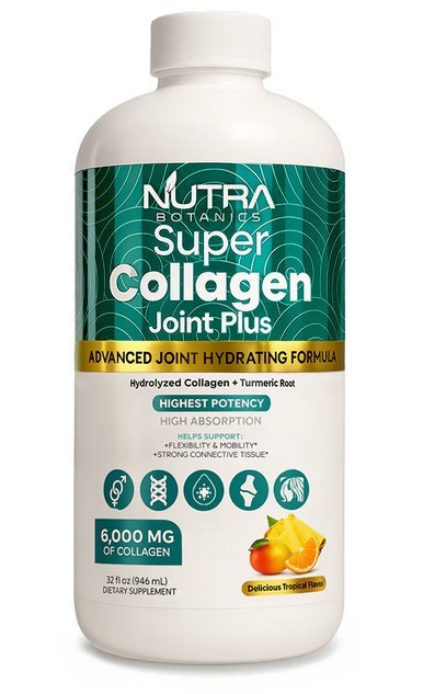 Nutra Botanics Super Collagen Joint Plus Liquid 32 Oz