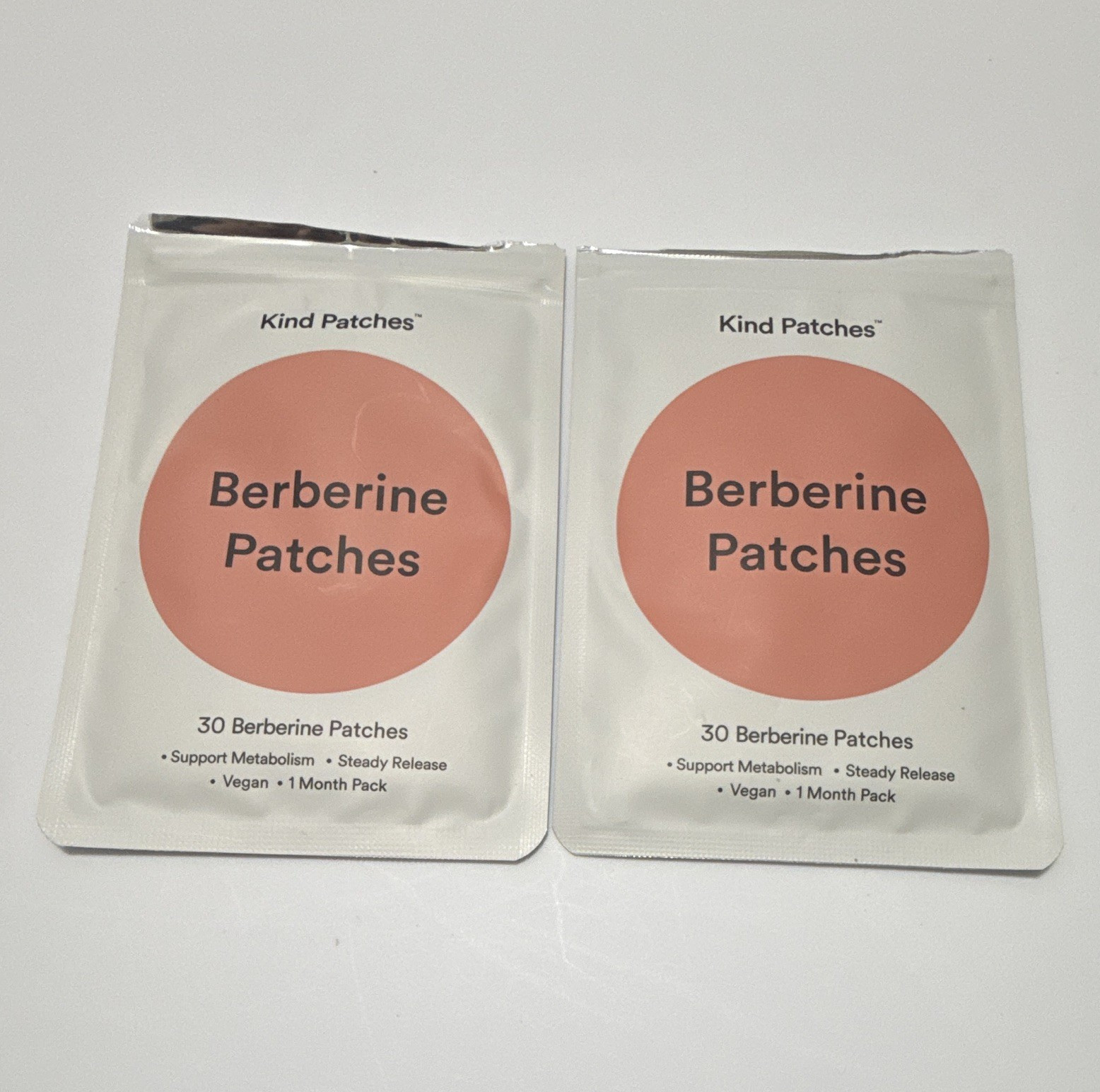 Kind Patches Berberine Patches 2 Pack Opened Never Used 60 Total Patches